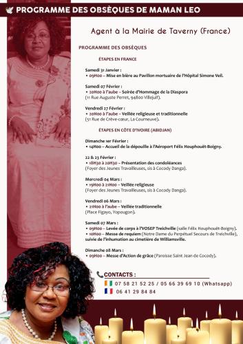 Deuil/ Le Président de la PNCI Joël Gnanzou a perdu sa génitrice, maman Léo en France 